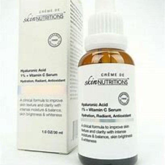 NIB CREME DE SKIN NUTRITIONS HYALURONIC + VITAMIM C SERUM - Picture 1 of 3